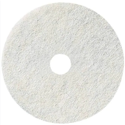 13", WHITE, POLISHING FLOOR PADS, RENOWN, 5/CT LARGE