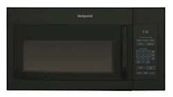 MICROWAVE, OVER THE RANGE, HOTPOINT, 1.6 CUBIC FT, BLACK THUMBNAIL