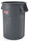 TRASH CAN, UTILITY, SUNCAST COMMERCIAL, GREY, 44 GALLON THUMBNAIL