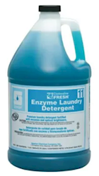 LAUNDRY DETERGENT, SPARTAN CLOTHESLINE FRESH, ENZYME, 1 GALLON LARGE