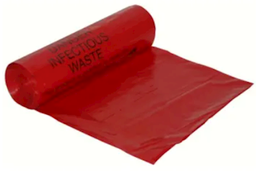 20-30 GALLON, BIOHAZARD LINERS, RED, 200/CT LARGE