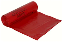 33 GALLON, BIOHAZARD LINERS, RED, 200/CT THUMBNAIL