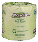 TOILET TISSUE, 1-PLY, RECYCLED, SMALL CORE, 1000 SHEETS/ROLL, 96 ROLLS/CT THUMBNAIL