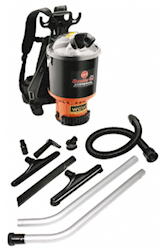 BACKPACK VACUUM, 8.5 AMPS, 1.3 HP, HOOVER, ACCESSORIES INCLUDED LARGE