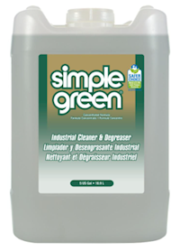 CLEANER & DEGREASER, SIMPLE GREEN, INDUSTRIAL, SASSAFRAS SCENT, 5 GALLON MAIN