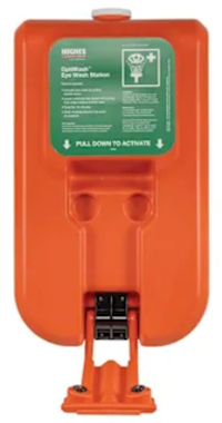 EYEWASH STATION, GRAVITY-FED, PORTABLE, 10 GALLON, SELF-CONTAINED HUGHES JUSTRITE MAIN