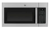 MICROWAVE, STAINLESS STEEL, OVER THE RANGE, CONVERTIBLE TOP, VENT, GE, 1.6 CU FT MAIN