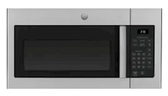 MICROWAVE, STAINLESS STEEL, OVER THE RANGE, CONVERTIBLE TOP, VENT, GE, 1.6 CU FT THUMBNAIL