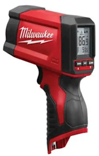 INFRARED GUN, MILWAUKEE M12, LITHIUM-ION, LASER,THERMOMETER TEMP MAIN
