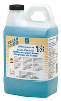 GLASS CLEANER, SPARTAN SKILCRAFT, BIORENEWABLES, 1 GALLON, 4/CT MAIN