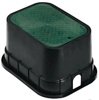 IRRIGATION VALVE BOX, RAIN BIRD, RECTANGULAR, 12" MAIN