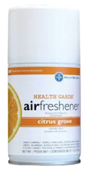 AIR FRESHENER, AIRWORKS, AEROSOL, METERED, CITRUS GROVE SCENT, 7 OZ (MIN 2 CASES / BULK) LARGE