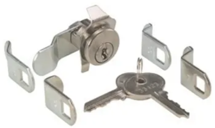 LOCK AND KEYS, MAILBOX, ALLOY, ANVIL MARK, ZINC (MIN 6 / BULK) LARGE