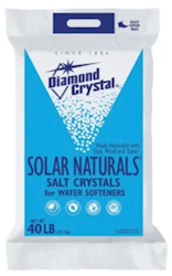 WATER SOFTENING SALT, DIAMOND CRYSTAL SOLAR NATURALS, 40.5 LB BAG (MIN 4 / BULK) LARGE