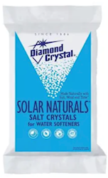 WATER SOFTENING SALT, EXTRA-COURSE, DIAMOND CRYSTAL SOLAR SALT, 50 LB BAG (MIN 4 / BULK) LARGE