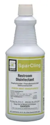 CLEANER, DISINFECTANT, SPARTAN, SPAR-CLING, MINT SCENT, 1 QT (MIN 2 CASES / BULK) LARGE