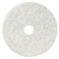 13", WHITE, POLISHING FLOOR PADS, RENOWN, 5/CT (MIN 6 CASES / BULK) MAIN