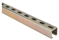 STRUT CHANNEL, 14 GAUGE, GALVANIZED, THOMAS AND BETTS, GOLD, 10 FT (MIN 2 / BULK) THUMBNAIL