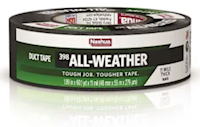 DUCT TAPE, 398 ALL-WEATHER, NASHUA, HVAC, BLACK, 1.89" X 60 YD (MIN 5 / BULK) MAIN