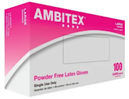 DISPOSABLE GLOVES, AMBITEX, LATEX, POWDER-FREE, CREAM, L, 100 GLOVES/CT (MIN 9 / BULK) THUMBNAIL