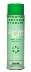 DEODORIZER, SMOKE & ODOR ELIMINATOR, SPARTAN, AIRLIFT, AEROSOL CAN, FLORAL SCENT, 16 OZ, 12/CT LARGE