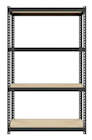SHELVING,4-SHELF, STEEL, GARAGE STORAGE UNIT, SPACE SOLUTIONS, BLACK THUMBNAIL