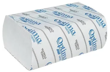 PAPER TOWELS, MULTIFOLD, 1-PLY, WHITE, 2400 SHEETS/CT (MIN 2 CASES / BULK) LARGE