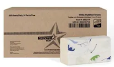 PAPER TOWELS, MULTIFOLD, WHITE, RENOWN ECO, 250 TOWELS/PK, 16 PACKS/CT (MIN 2 / BULK) THUMBNAIL