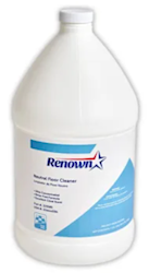 FLOOR CLEANER, NEUTRAL, 1 GALLON, RENOWN, 4/CT (MIN 2 CASES / BULK) LARGE