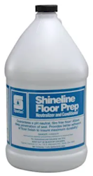 FLOOR CONDITIONER, SPARTAN SHINELINE FLOOR PREP, ORANGE SCENT, 1 GALLON, 4/CT (MIN 2 CASES / BULK) LARGE