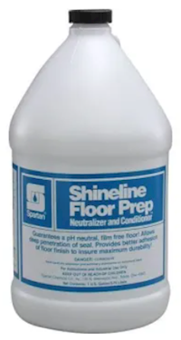 FLOOR CONDITIONER, SPARTAN SHINELINE FLOOR PREP, ORANGE SCENT, 1 GALLON, 4/CT (MIN 2 CASES / BULK) MAIN