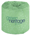 TOILET TISSUE, STANDARD, 2-PLY, GREEN HERITAGE, 400 SHEETS/ROLL, 96 ROLLS/CT (MIN 2 CASES / BULK) THUMBNAIL