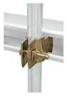 STRUT PIPE CLAMP, GOLD GALVANIZED, THOMAS AND BETTS, 2" (MIN 10 / BULK) THUMBNAIL