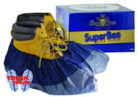 SHOE COVERS, SHUBEE SUPERBEE, DARK BLUE, ONE SIZE, 40 PAIRS/CT (MIN 2 CASES / BULK) MAIN