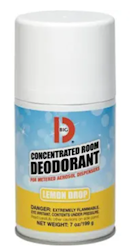 AIR FRESHENER, BIG D, METERED AIR DISPENSERS, CONCENTRATED, LEMON DROP SCENT, 7 OZ (MIN 12 / BULK) LARGE