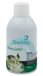 AIR FRESHENER, TIMEMIST, AUTOMATIC, SPRAY REFILL, COUNTRY GARDEN SCENT, 6.6 OZ (MIN 9 / BULK) LARGE