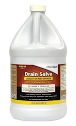 DRAIN CLEANER, LIQUID, DRAIN SOLVE, 1 GALLON, 4/CT LARGE