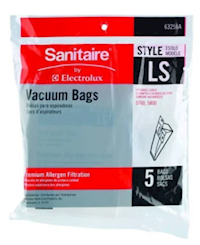 VACUUM BAGS, PAPER, STYLE LS, 5800 SERIES, 5/CT (MIN 7 CASES / BULK) MAIN