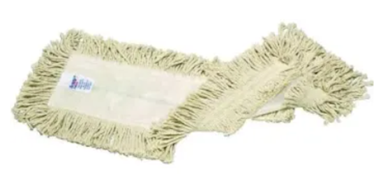 DUST MOP HEAD, RENOWN, HEAVY DUTY, COTTON, WHITE, 24" X 5", REN02319-IB (MIN 31 / BULK) LARGE