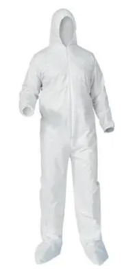 COVERALLS, KLEENGUARD A35, DISPOSABLE, LIQUID PARTICLE PROTECTION, WHITE, 3XL, 38952 (MIN 8 / BULK) MAIN
