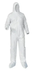 COVERALLS, KLEENGUARD A35, DISPOSABLE, LIQUID PARTICLE PROTECTION, WHITE, 3XL, 38952 (MIN 8 / BULK) THUMBNAIL