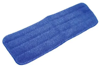FLAT MOP PADS, RENOWN, MICROFIBER, BLUE, 18", 3/CT, MPRB318 (MIN 9 CASES / BULK) THUMBNAIL