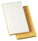 SPONGE, SCRUBBING, LIGHT-DUTY, YELLOW/WHITE, 20/CT, REN02117 (MIN 3 CASES / BULK) THUMBNAIL