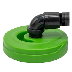 LID WITH HOSE & CUFF, FOR BACKPACK VACUUMS, 90 DEGREE ELBOW, 10 QT LARGE