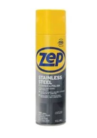 STAINLESS STEEL POLISH, ZEP 14 OZ. AEROSOL, CASE OF 4 MAIN