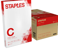 COPY PAPER, STAPLES, 11" X 17", 20 LBS., WHITE, 500 SHEETS/REAM, 5 REAMS/CT MAIN
