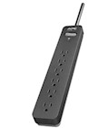 SURGE PROTECTOR,SURGEARREST, 6 OUTLETS, 6' CORD, BLACK THUMBNAIL