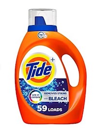 TIDE+ BLEACH ALTERNATIVE HE LIQUID LAUNDRY DETERGENT, ORIGINAL SCENT, 59 LOADS, 84 OZ. (12241) MAIN