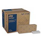 NAPKINS, DINNER, 2-PLY, 1/8 FOLD, WHITE, TORK, 375/PK, 8/CT THUMBNAIL