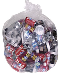 45 GALLON, 0.9 MIL, 40 X 46, LOW-DENSITY, CORELESS ROLL TRASH LINER, 100/CT LARGE